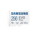 Samsung microSD Card EVO PLUS 256 GB  MicroSDXC  Flash memory class 10  SD adapter