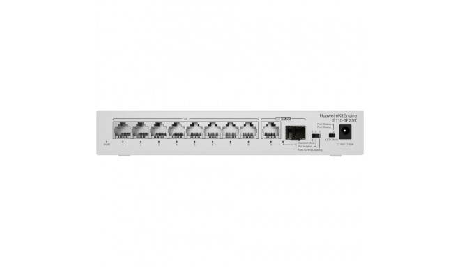 Huawei PoE-lüliti CloudEngine S110-8P2ST, hall