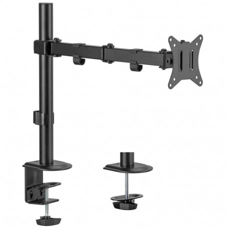 Maclean MC-753N LCD Monitor Desk Mount 17-32" 9kg VESA 75x75 100x100 Single Arm Extendable Adjustabl