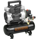 BLACK&DECKER OIL-FREE COMPRESSOR. 6L /1KM/ 8BAR /0,75KW / VERY QUIET