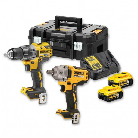juhtmevaba elektritööriistade komplekt DEWALT DCK2077P2T-QW 18V