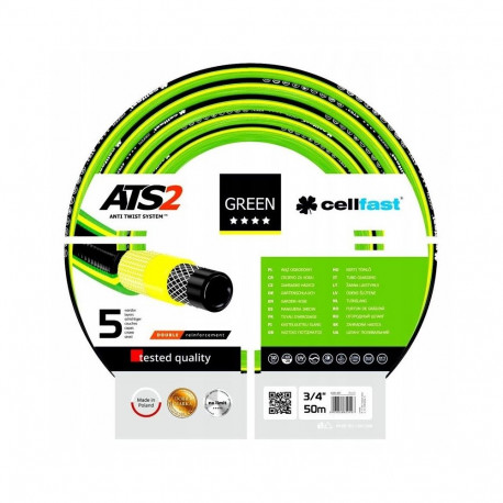 CELLFAST GREEN aiavoolik 50m maapealne, must, roheline