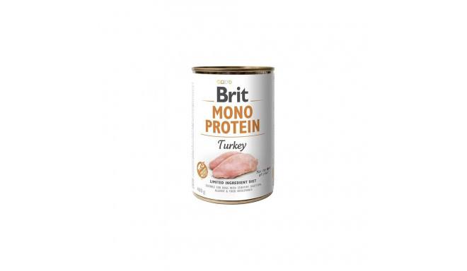 BRIT Mono Protein Turkey - wet dog food - 400 g