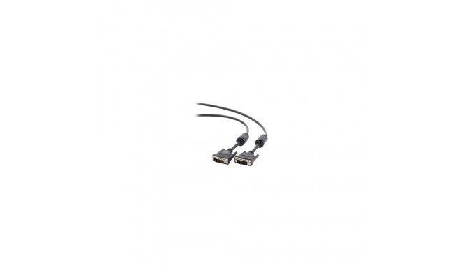 GEMBIRD CC-DVI2-BK-10 Gembird DVI-D/DVI-D (24+1) video cable dual link cable black 3m