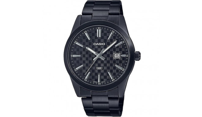 Meeste Kell Casio DATE CARBON LOOK DIAL BLACK SERIE- BLACK Must (Ø 41 mm)