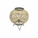 Galda lampa DKD Home Decor Melns Metāls Brūns Bambuss (36 x 36 x 37 cm)