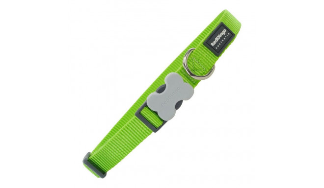Dog collar Red Dingo Lime (1,2 x 20-32 cm)