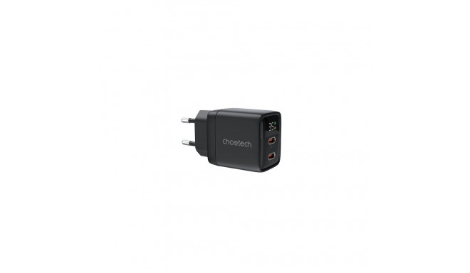 Charger CHOETECH GaN 2xUSB Type-C: 35W, PD