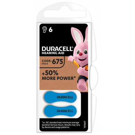 Duracell patarei A675 Activair 1,45V/6B