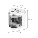 IVY Tenwin 8004 Electric Dual size (9-12 / 6-8mm) pencil sharpener 4x AA battery powered White