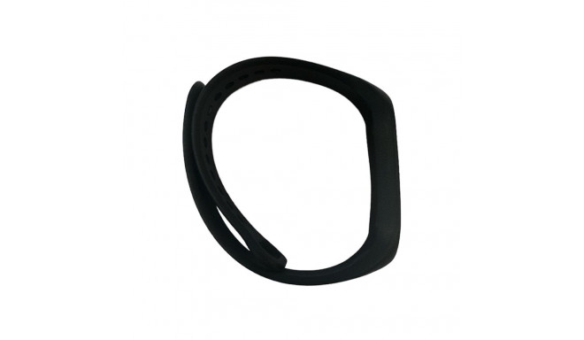 iWeari universaalne silikoonrihm Smart Käevõru mudelitele - SM6 SM7 SM8 / Xiaomi Mi Band 5 6 7 Must