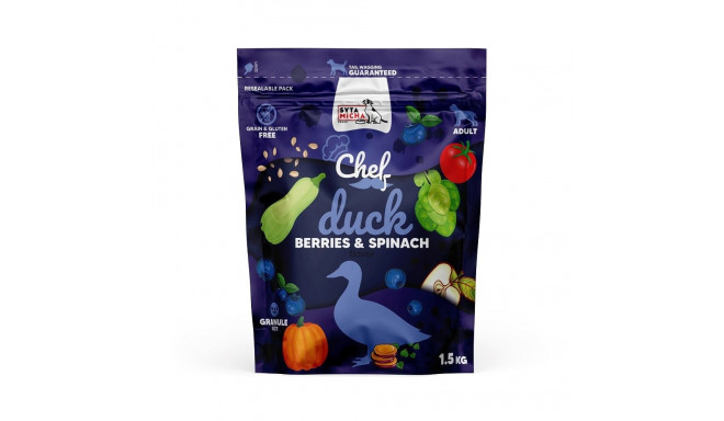 SYTA MICHA Kokk Part, marjad ja spinat - kuiv koeratoit - 1,5kg