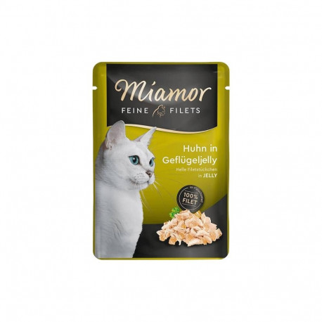 MIAMOR Feine Filets kana ja linnulihatarretisega märg kassitoit 100g