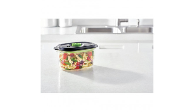 FoodSaver FFC022X toidukarp ovaalne 1,2 l must, läbipaistev 1 tk
