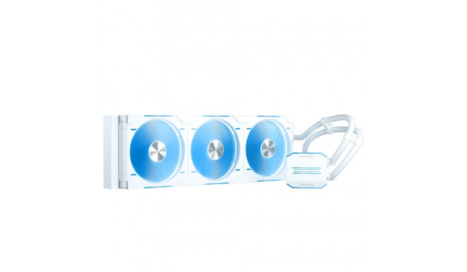 Phanteks Glacier One 420D30 Processor All-in-one liquid cooler 12 cm White 1 pc(s)