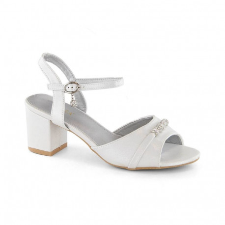 Vinceza W JAN305 silver high-heeled sandals (38)