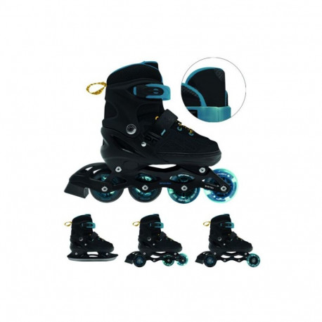 Spokey Quattro 4IN1 inline skates SPK-943432 size 30-33 BK/DBL (30-33)