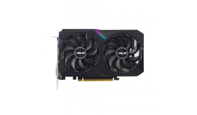 Asus videokaart NVIDIA GeForce RTX 3050 8GB GDDR6 128 bit PCIE 4.0 16x Dual Slot Fansink 1xDVI-D