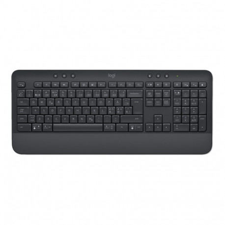 Logitech Signature K650 juhtmevaba klaviatuur Bluetooth LE QWERTY Nordic grafiithall (PAN)