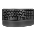 LOGITECH Wave Keys wireless ergonomic keyboard - GRAPHITE - (PAN) - 2.4GHZ/BT - N/A - NORDIC-613 - U