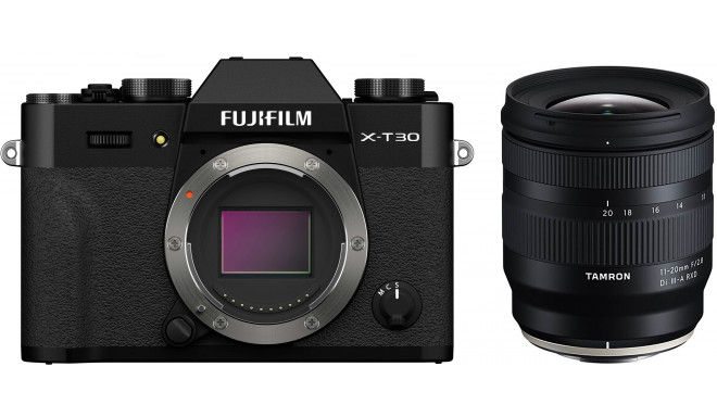Fujifilm X-T30 II + Tamron 11-20mm, black
