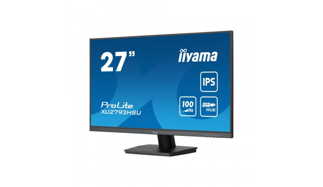 IIYAMA XU2793HSU-B6 27inch ETE IPS-panel 1920x1080 100Hz 250cd/m Speakers HDMI DisplayPort 1ms MPRT 