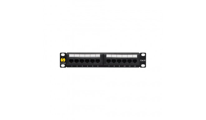 NETRACK 104-16 Netrack patch panel 10 12-ports cat. 6 UTP