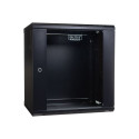 DIGITUS DN-WU19 12U/450/B DIGITUS Wall Mount Cabinet 19 12U 635/600/450mm, glass door, black, unmoun