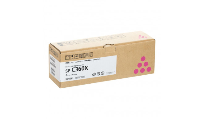 RICOH SPC361X magenta toonerikassett (9000 lehte) SPC361SFNW jaoks