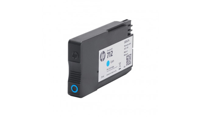 HP 712 3-pack 29-ml tsüaan DesignJet tindikassett