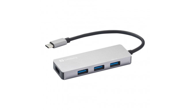 SANDBERG USB-C jaotur 1xUSB3.0+3x2.0 SAVER