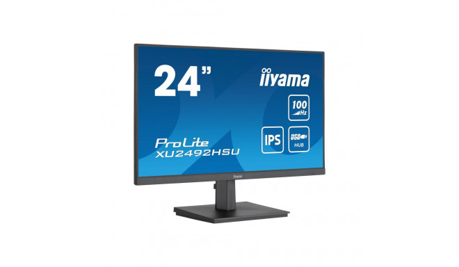 IIYAMA XU2492HSU-B6 24inch ETE IPS-panel 1920x1080 100Hz 250cd/m Speakers HDMI DisplayPort 0.4ms MPR