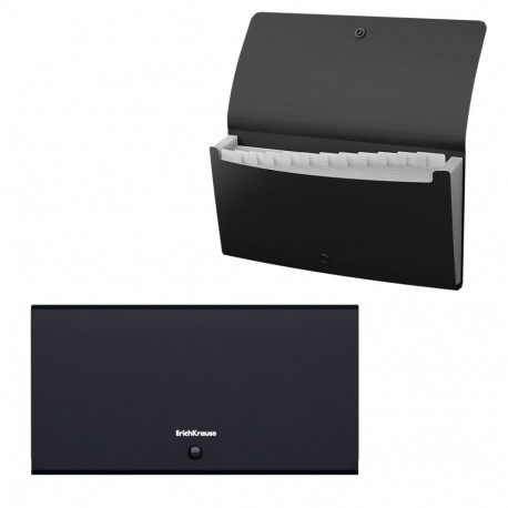 Lõõtsmapp trukiga ERICH KRAUSE C65 12-osaline must