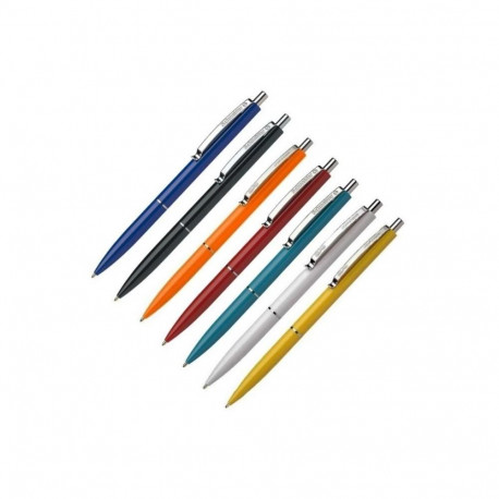 Ballpoint pen, 0,5 mm, retractable, SCHNEIDER "K15", blue, 50 pcs