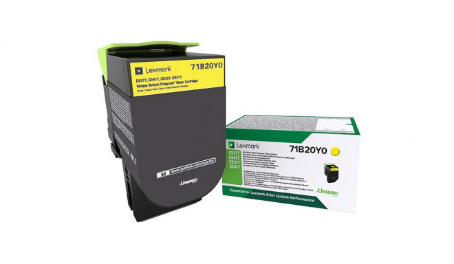 Tooner Lexmark Kollane Must