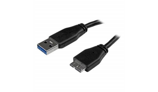 USB-kaabel-Mikro USB Startech USB3AUB15CMS         Must