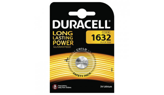 Liitiumpatarei DURACELL CR1632 3V