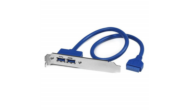 USB Cable Startech USB3SPLATE           IDC Blue