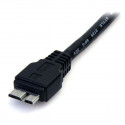 USB-kaabel-Mikro USB Startech USB3AUB50CMB         Must