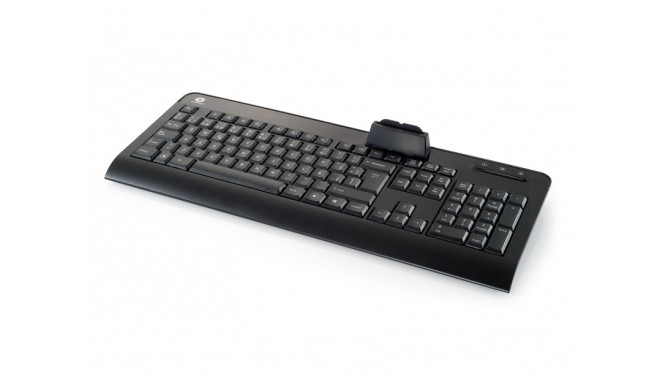 Klaviatuur Conceptronic CKBESMARTID Hispaaniakeelne Qwerty Must