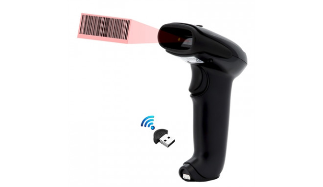 Barcode Reader iggual L1DLBT 300 scan/s LED Bluetooth Laser