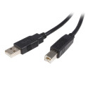 USB A - USB B Kaabel Startech USB2HAB1M            Must