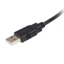 USB A - USB B Kaabel Startech USB2HAB1M            Must