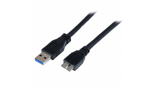 USB-kaabel-Mikro USB Startech USB3CAUB1M           Must