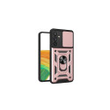 iLike Samsung Galaxy A34 5G armored case with camera cover Pink