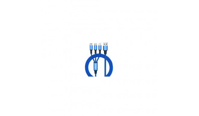 iLike Charging Cable 3 in 1 CCI02 Blue