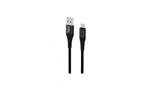 iLike - iLike Charging Cable for lightning devices CCI01 Black
