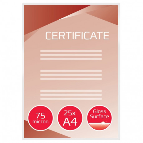 Lamineerimistaskud GBC Document™ A4, 75mic, (25tk)