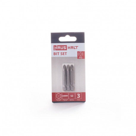 SCREWDRIVER BIT PH2X50MM 3PCS