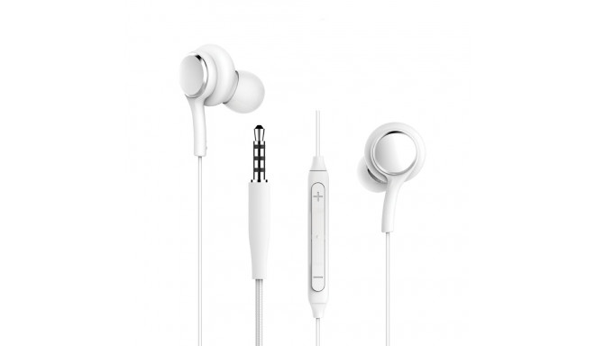 WIWU wired earphones EB310 jack 3,5mm white